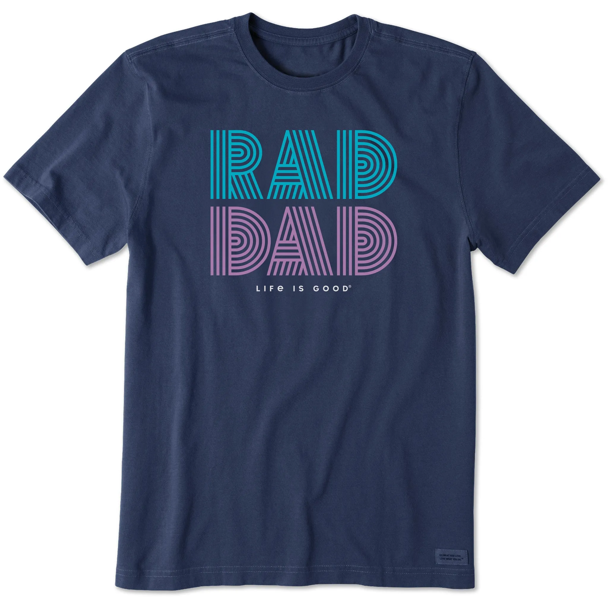 Men's Retro Rad Dad Short Sleeve Tee Life is Good