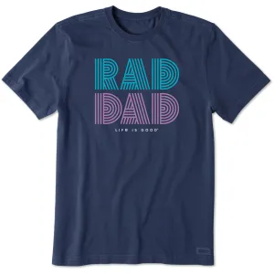 Men's Retro Rad Dad Short Sleeve Tee Life is Good