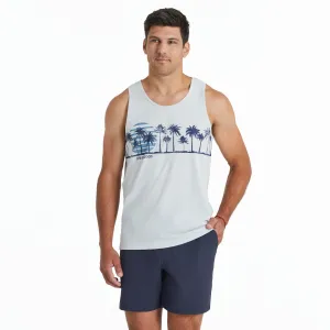 Men's Retro Sun Palm Landscape Crusher-LITE Tank Life is Good