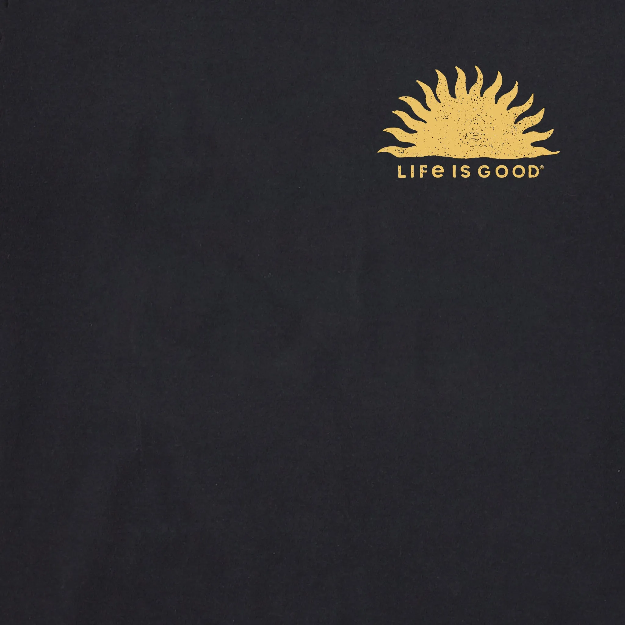 Men's Rise & Shine Sun Short Sleeve Crusher Tee Life is Good
