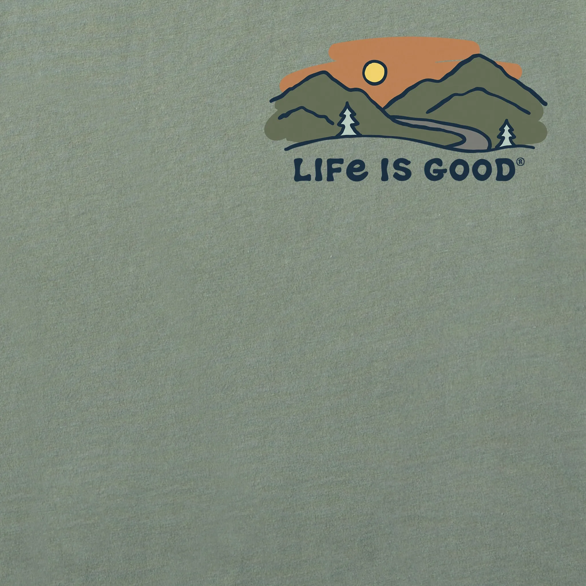 Men's Roadtrip Mountains Short Sleeve Tee Life is Good