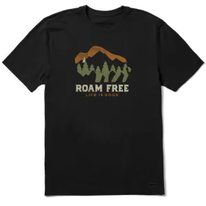 Men's Roam Free Buffalo Short Sleeve Crusher Tee Life is Good