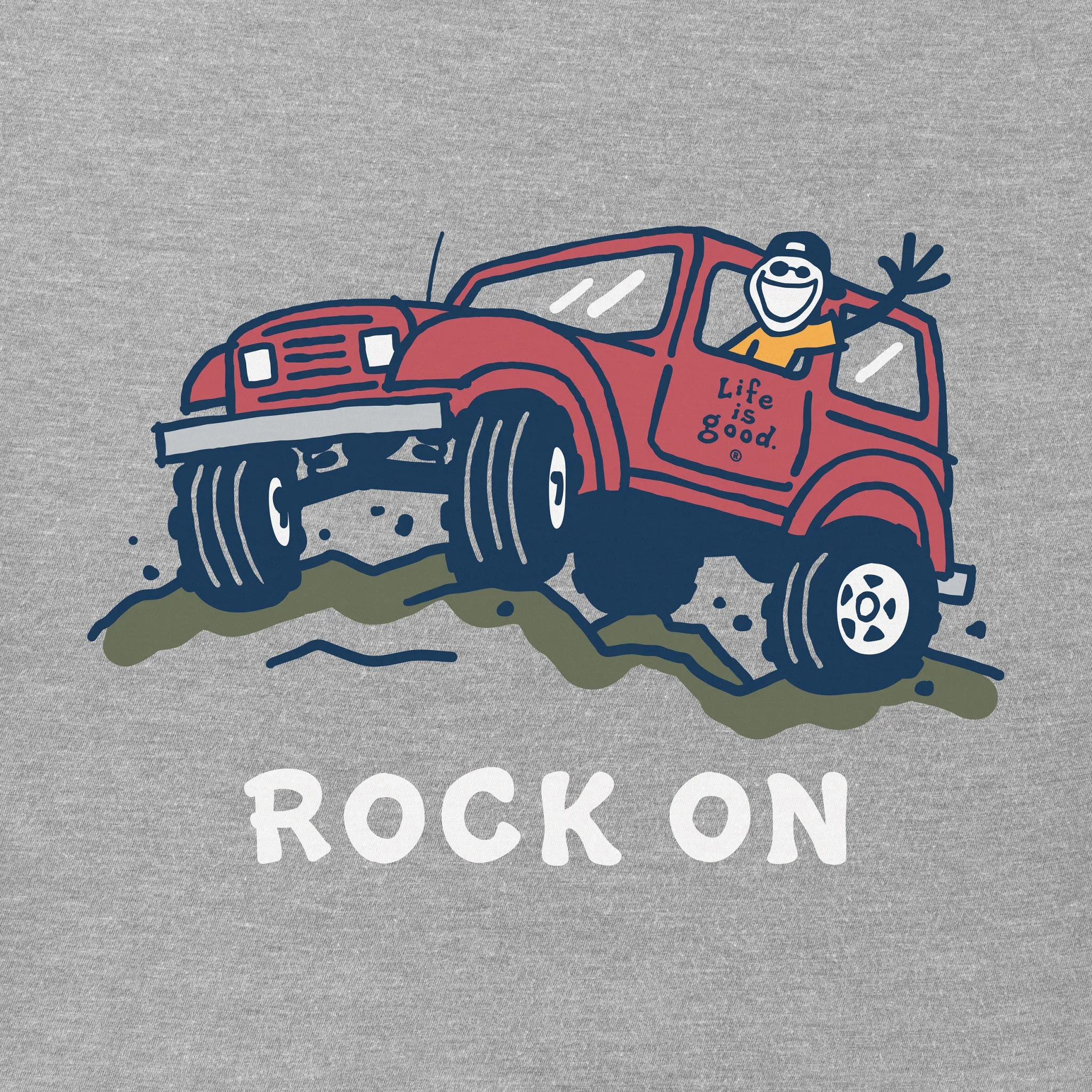 Men's Rock On Offroad Short Sleeve Tee Life is Good