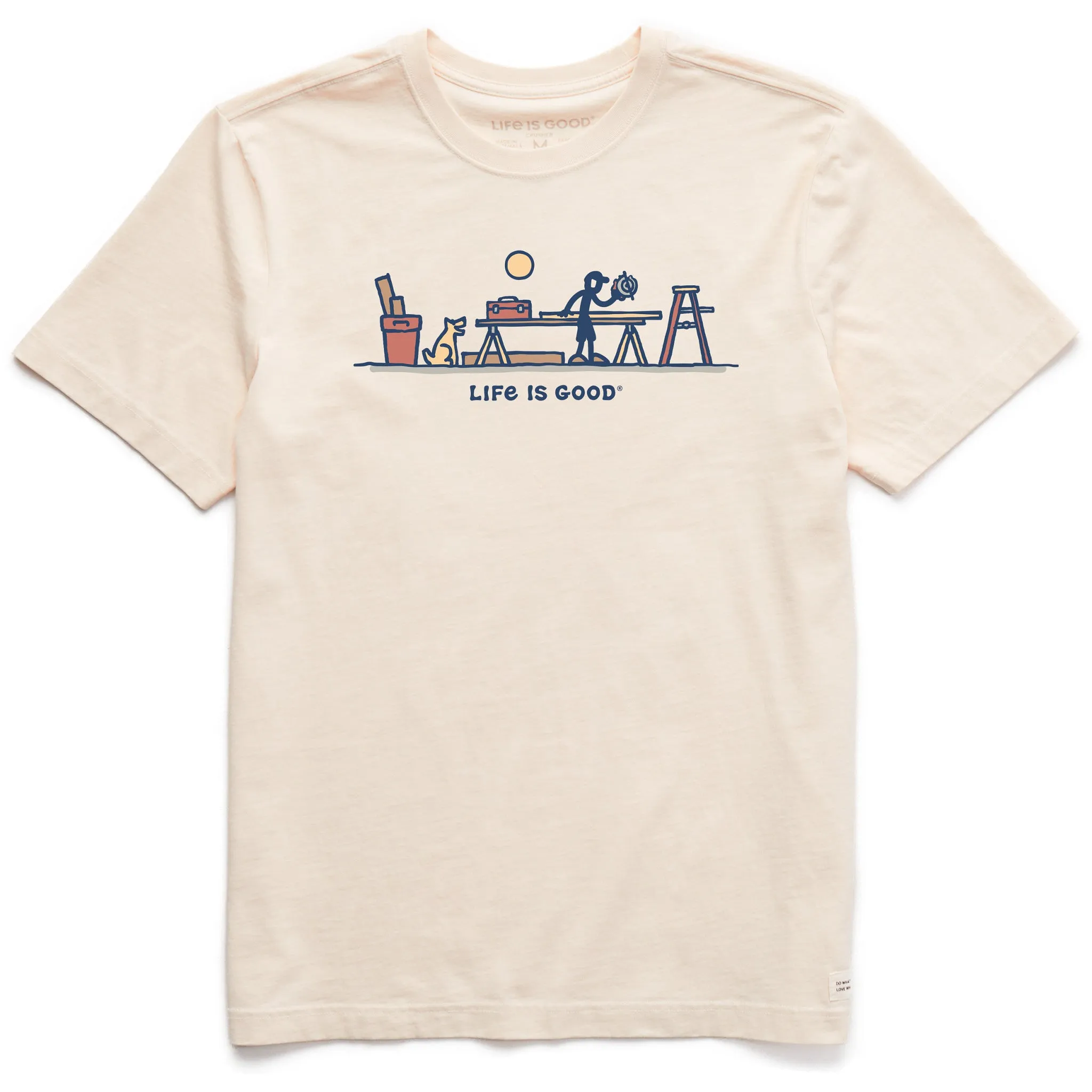 Men's Rocket & Jake Woodwork Vista Short Sleeve Tee Life is Good