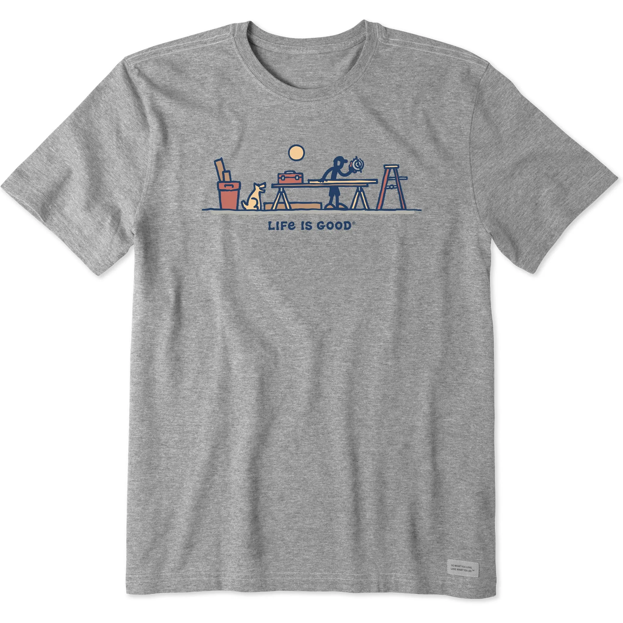 Men's Rocket & Jake Woodwork Vista Short Sleeve Tee Life is Good