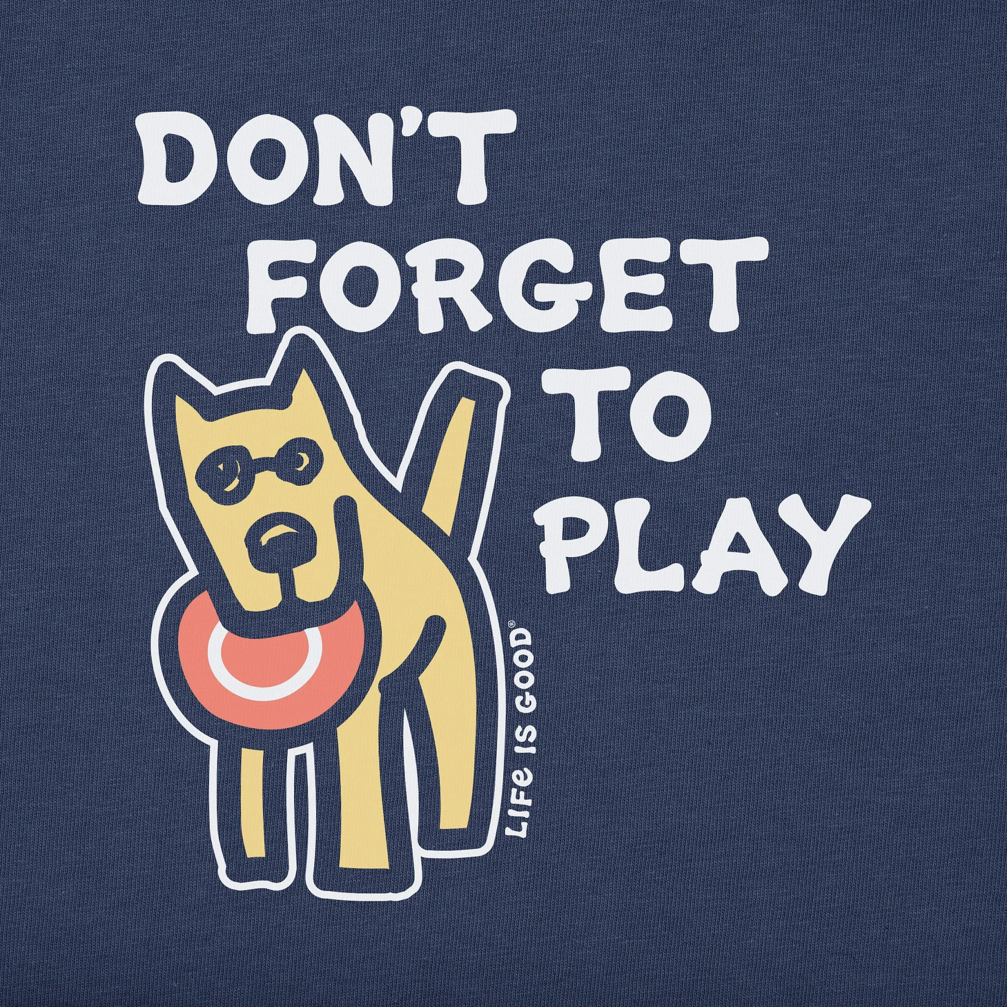 Men's Rocket Don't Forget to Play Long Sleeve Crusher Tee Life is Good