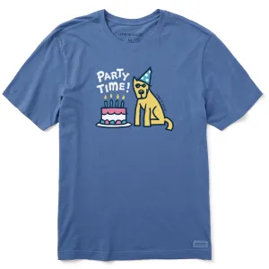 Men's Rocket Party Time Short Sleeve Crusher Tee Life is Good