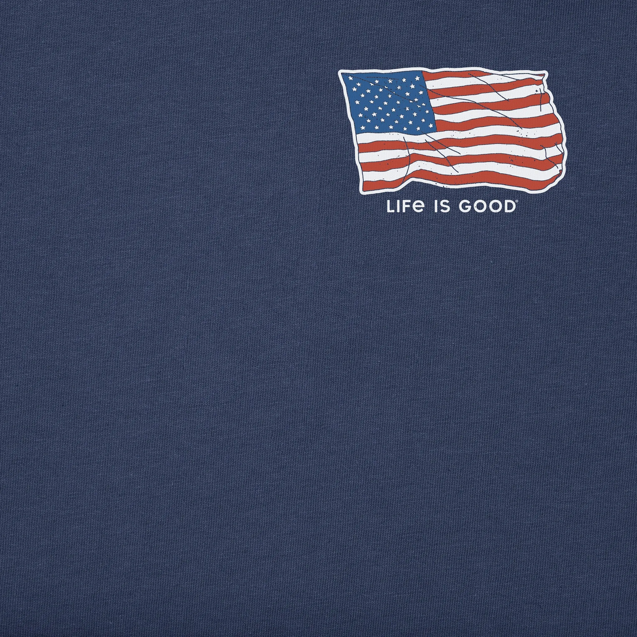 Men's Sailfish Sea To Shining Sea Short Sleeve Crusher Tee Life is Good