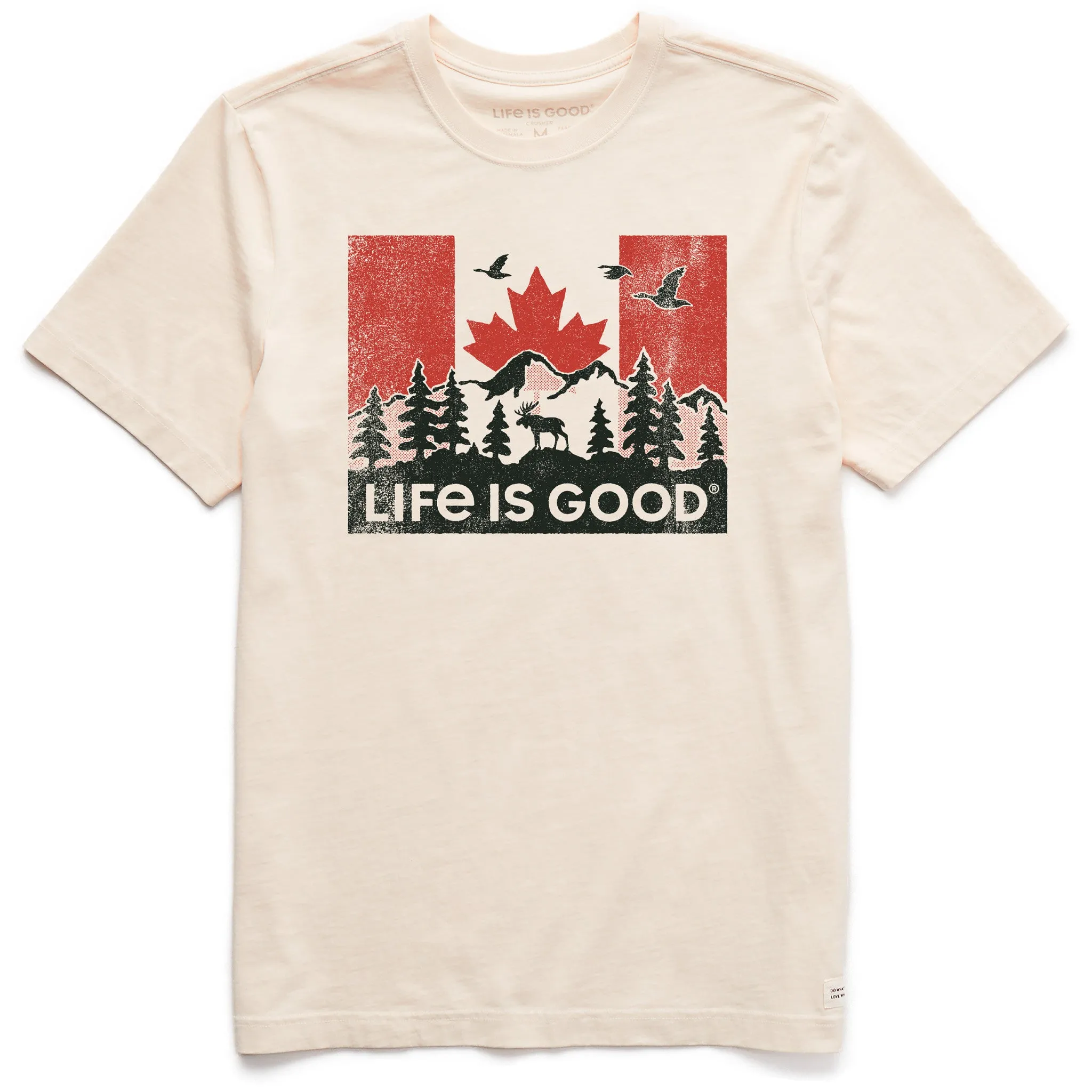Men's Scenic Canadian Flag Short Sleeve Crusher Tee Life is Good