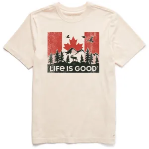 Men's Scenic Canadian Flag Short Sleeve Crusher Tee Life is Good