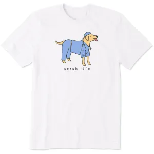 Men's Scrub Life Dog Short Sleeve Crusher Tee Life is Good