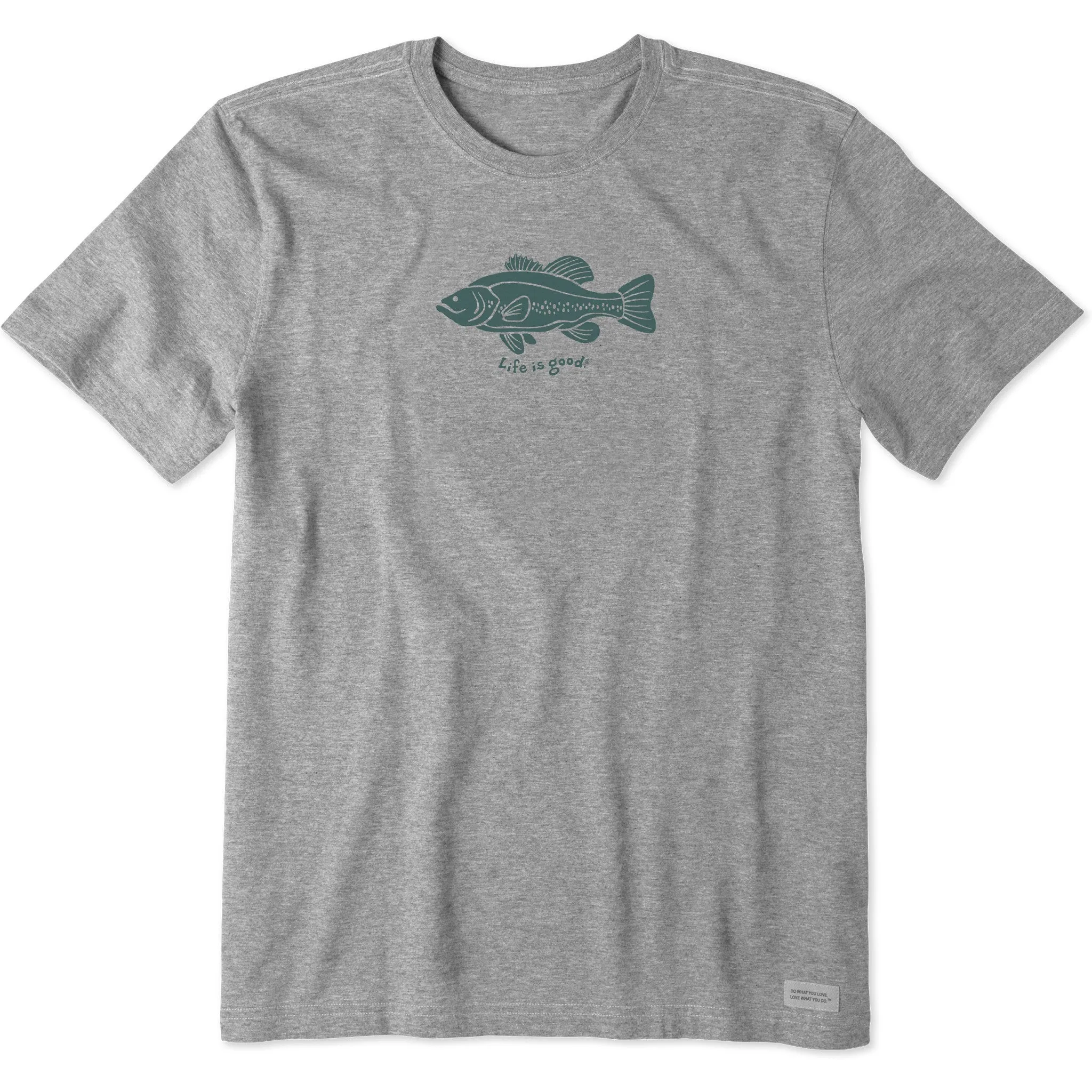 Men's Silhouette Fish Short Sleeve Crusher Tee Life is Good