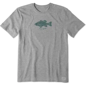 Men's Silhouette Fish Short Sleeve Crusher Tee Life is Good