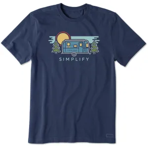 Men's Simplify Camper Short Sleeve Crusher Tee Life is Good