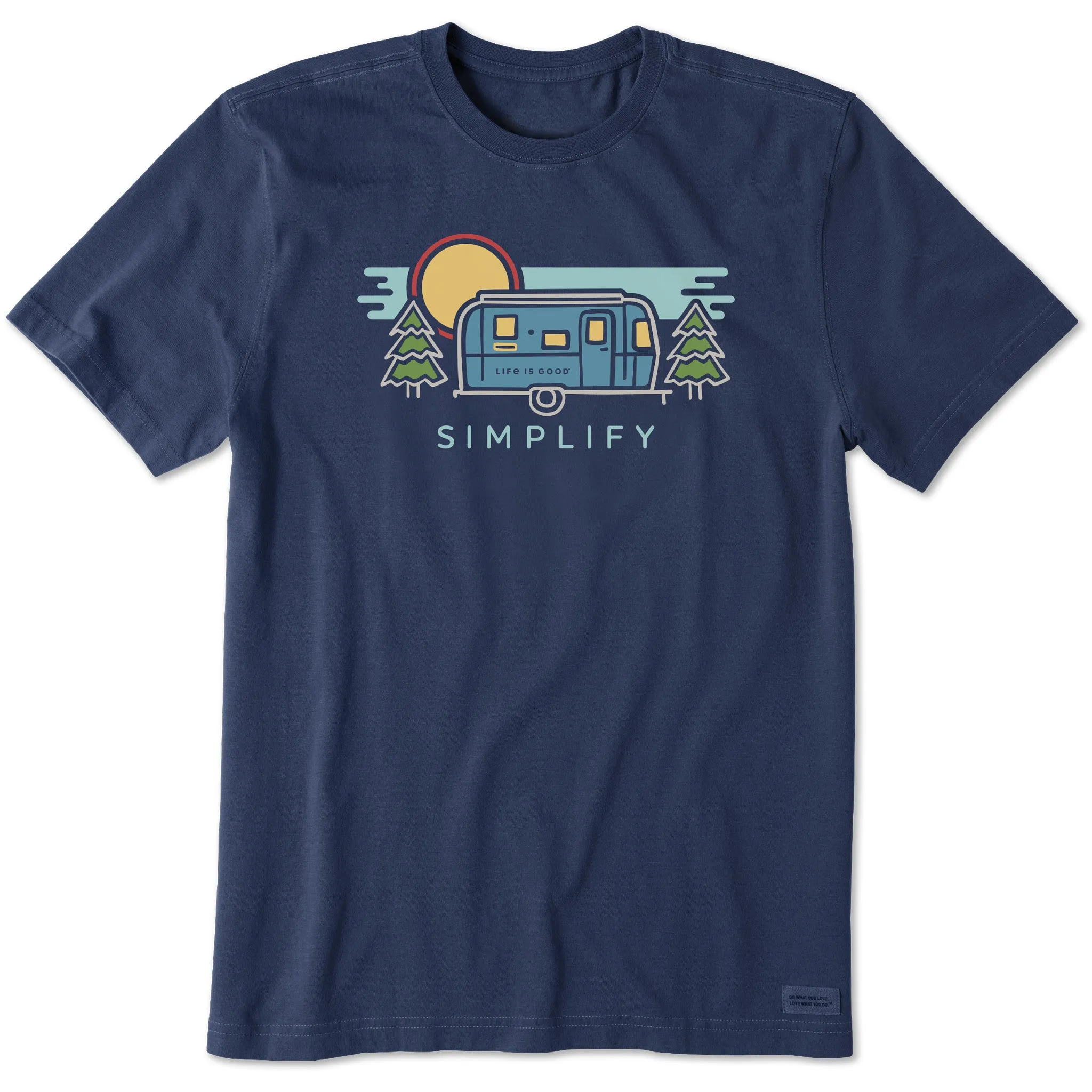 Men's Simplify Camper Short Sleeve Crusher Tee Life is Good