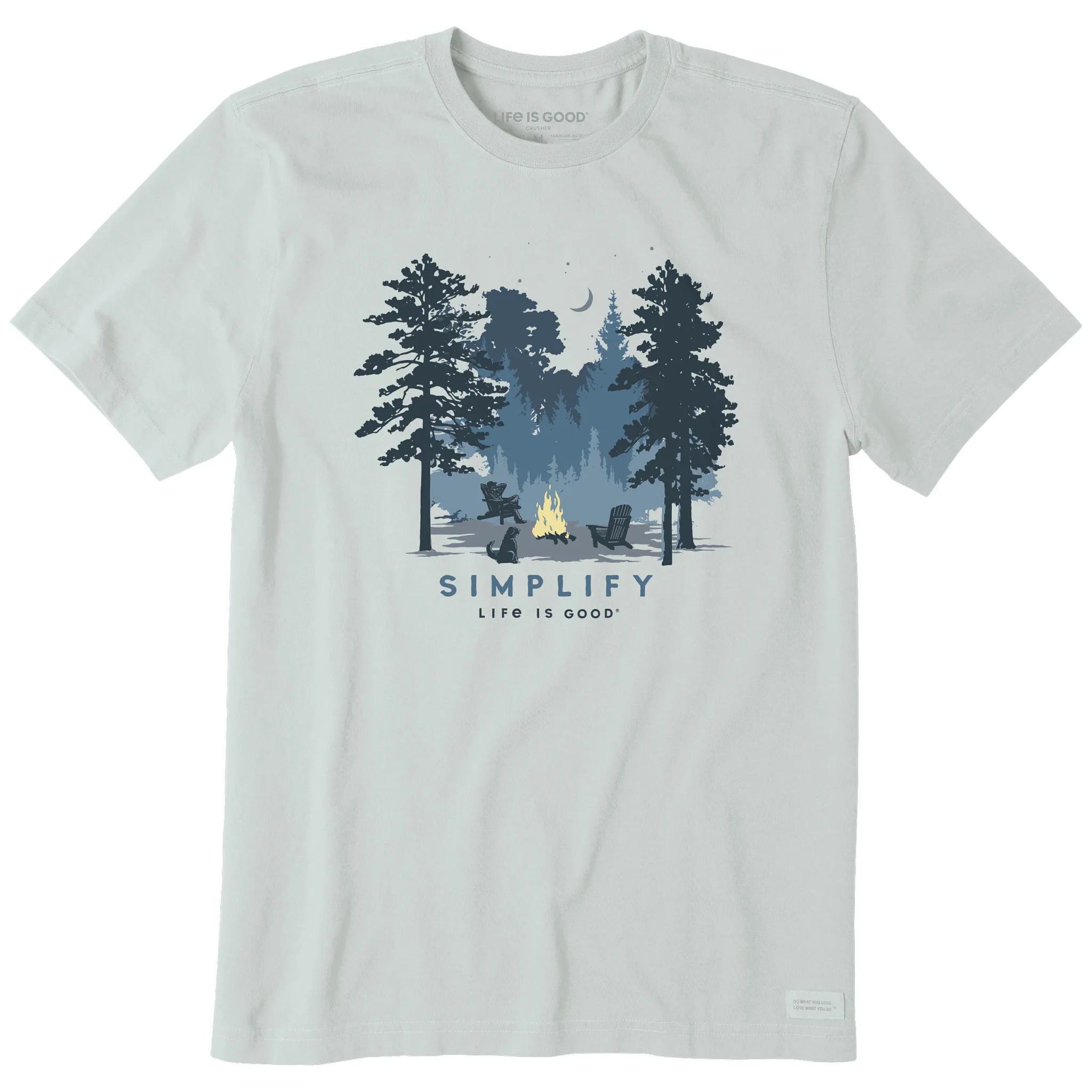 Men's Simplify Campfire Short Sleeve Tee Life is Good