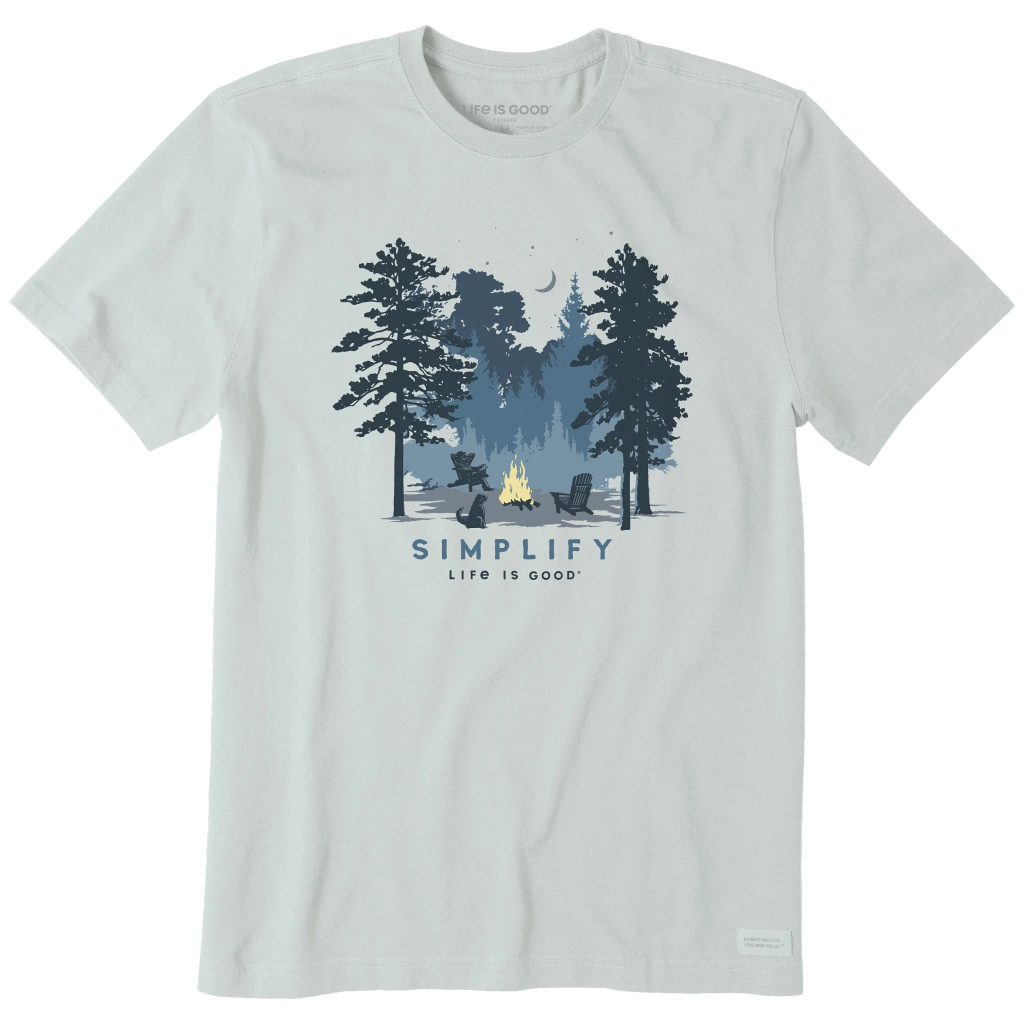 Men's Simplify Campfire Short Sleeve Tee Life is Good