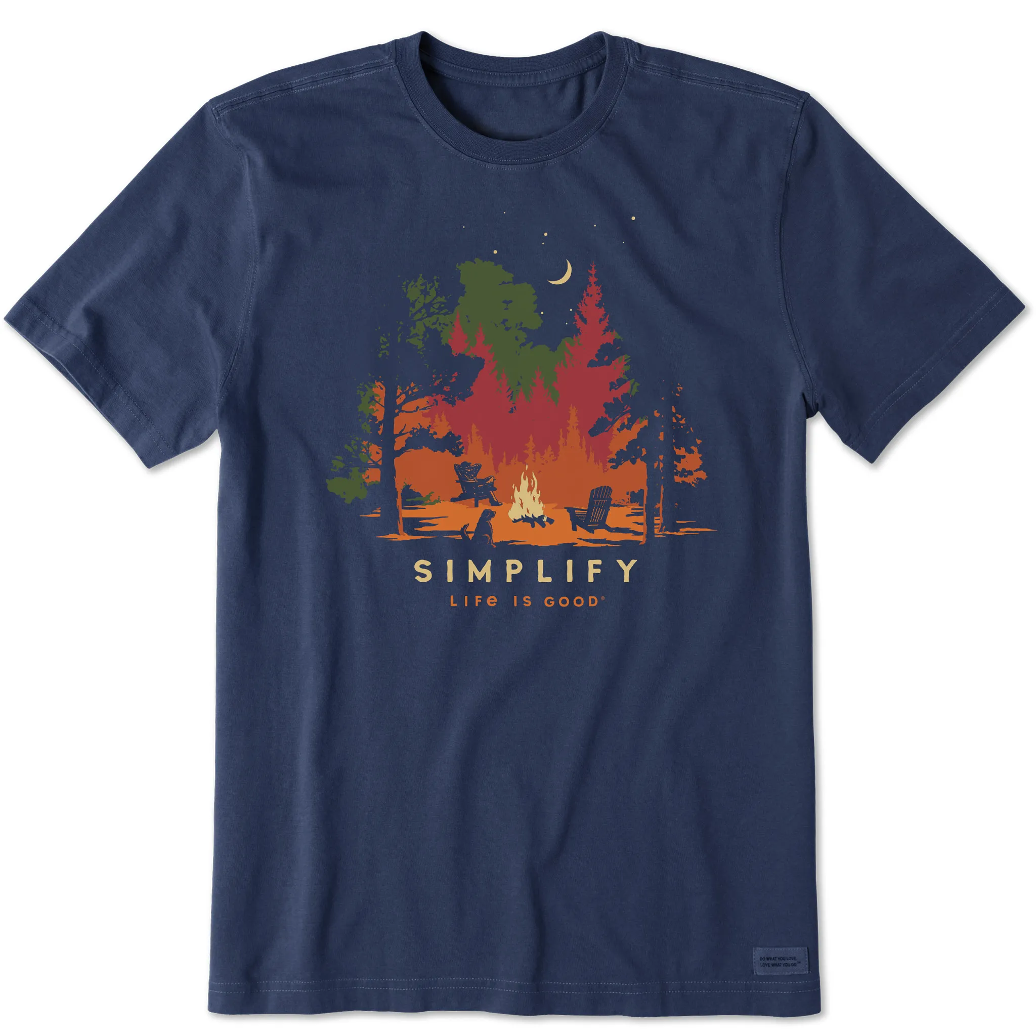 Men's Simplify Campfire Short Sleeve Tee Life is Good