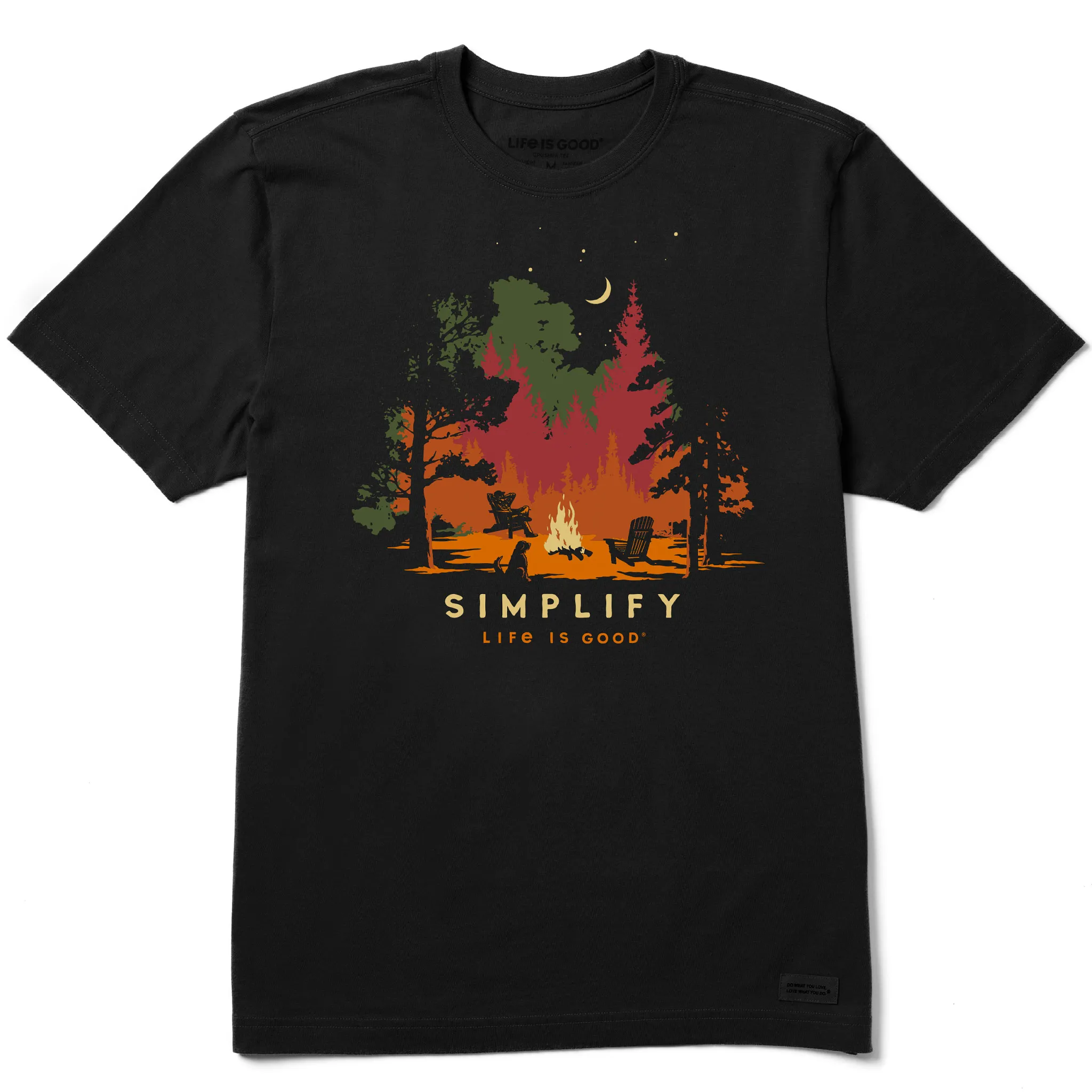 Men's Simplify Campfire Short Sleeve Tee Life is Good