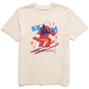 Men's Ski Bum Short Sleeve Crusher Tee Life is Good
