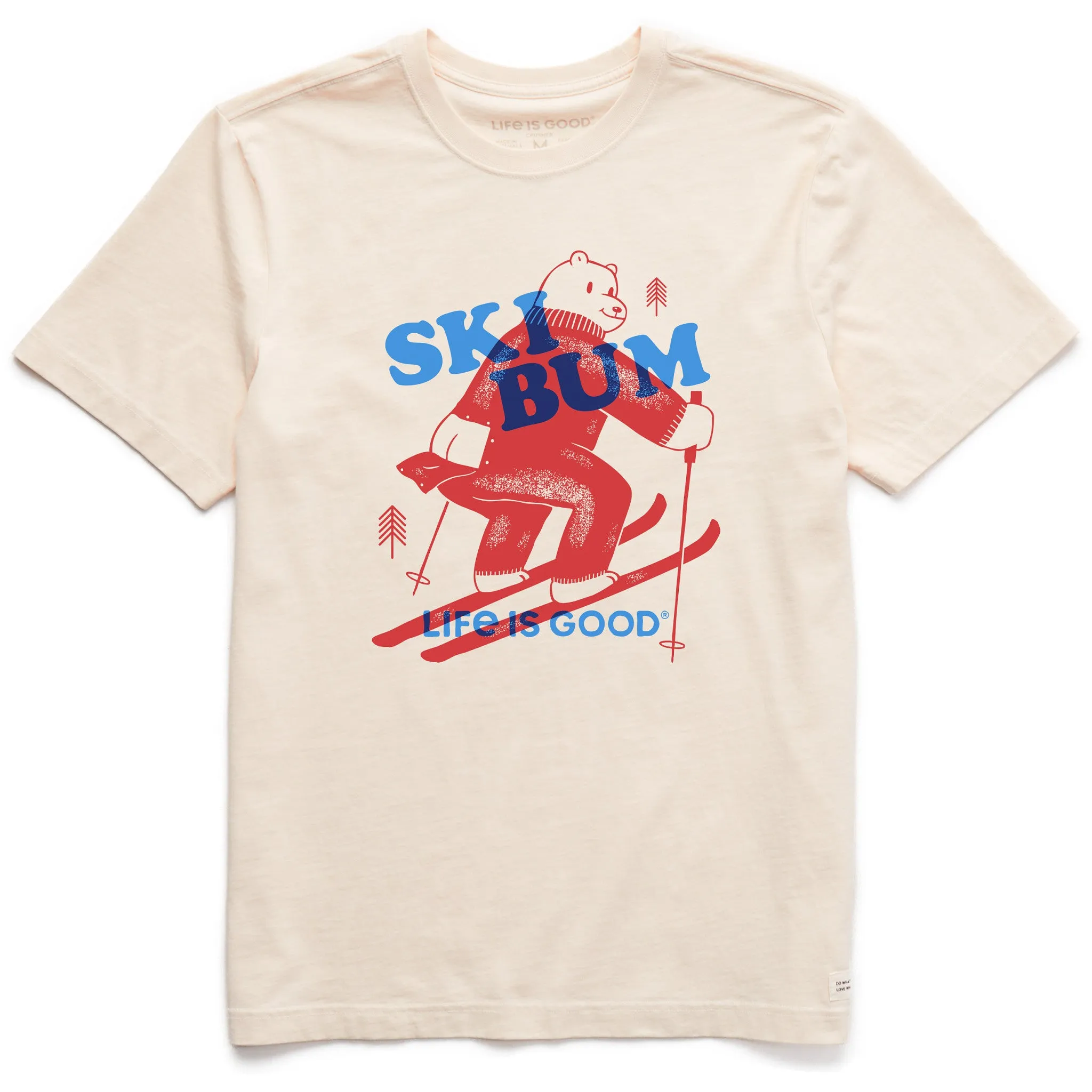 Men's Ski Bum Short Sleeve Crusher Tee Life is Good