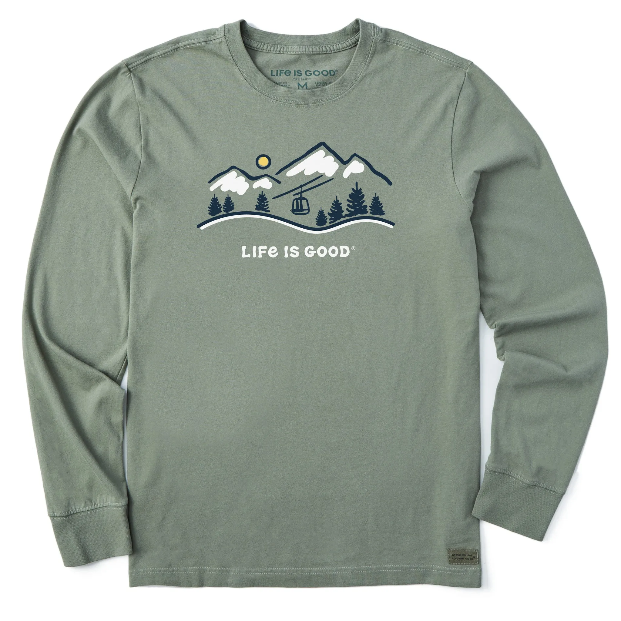 Men's Ski Lift Vista Long Sleeve Crusher Tee Life is Good