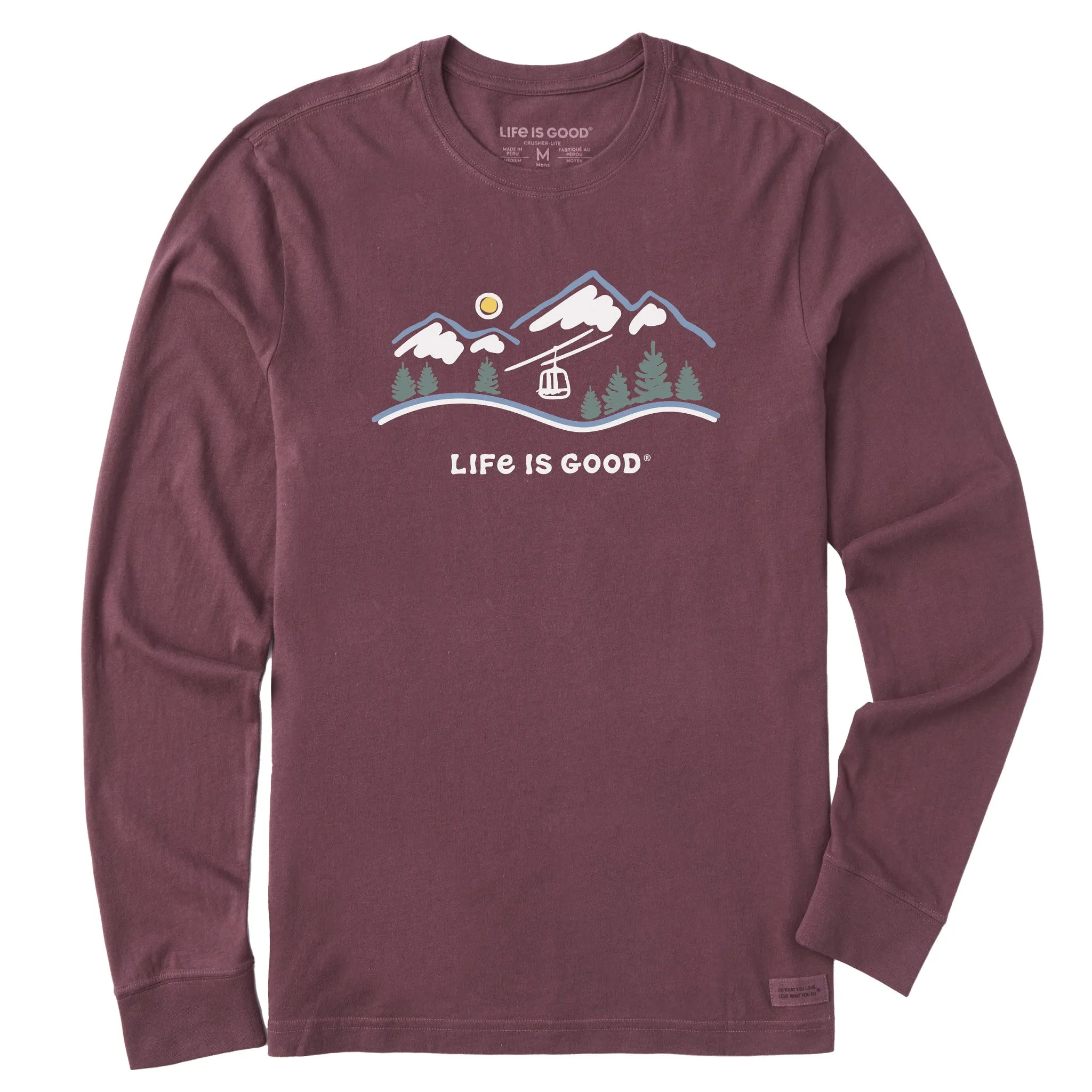 Men's Ski Lift Vista Long Sleeve Crusher Tee Life is Good