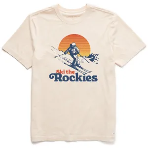 Men's Ski the Rockies Short Sleeve Crusher Tee Life is Good