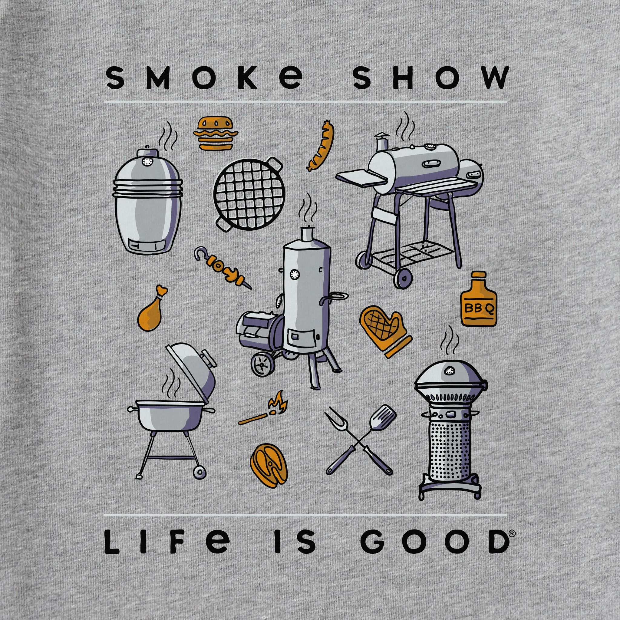 Men's Smoke Show Icons Short Sleeve Tee Life is Good