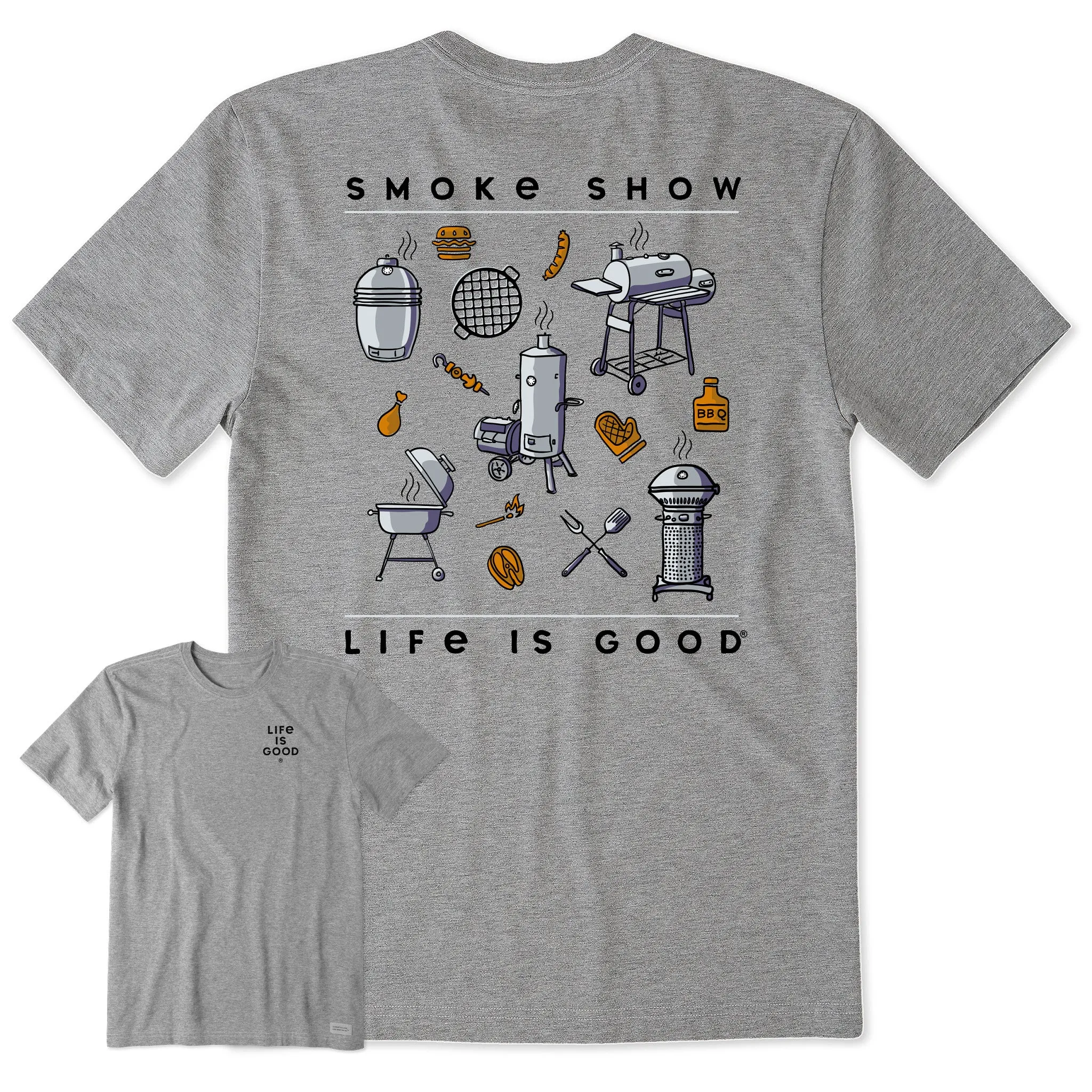 Men's Smoke Show Icons Short Sleeve Tee Life is Good