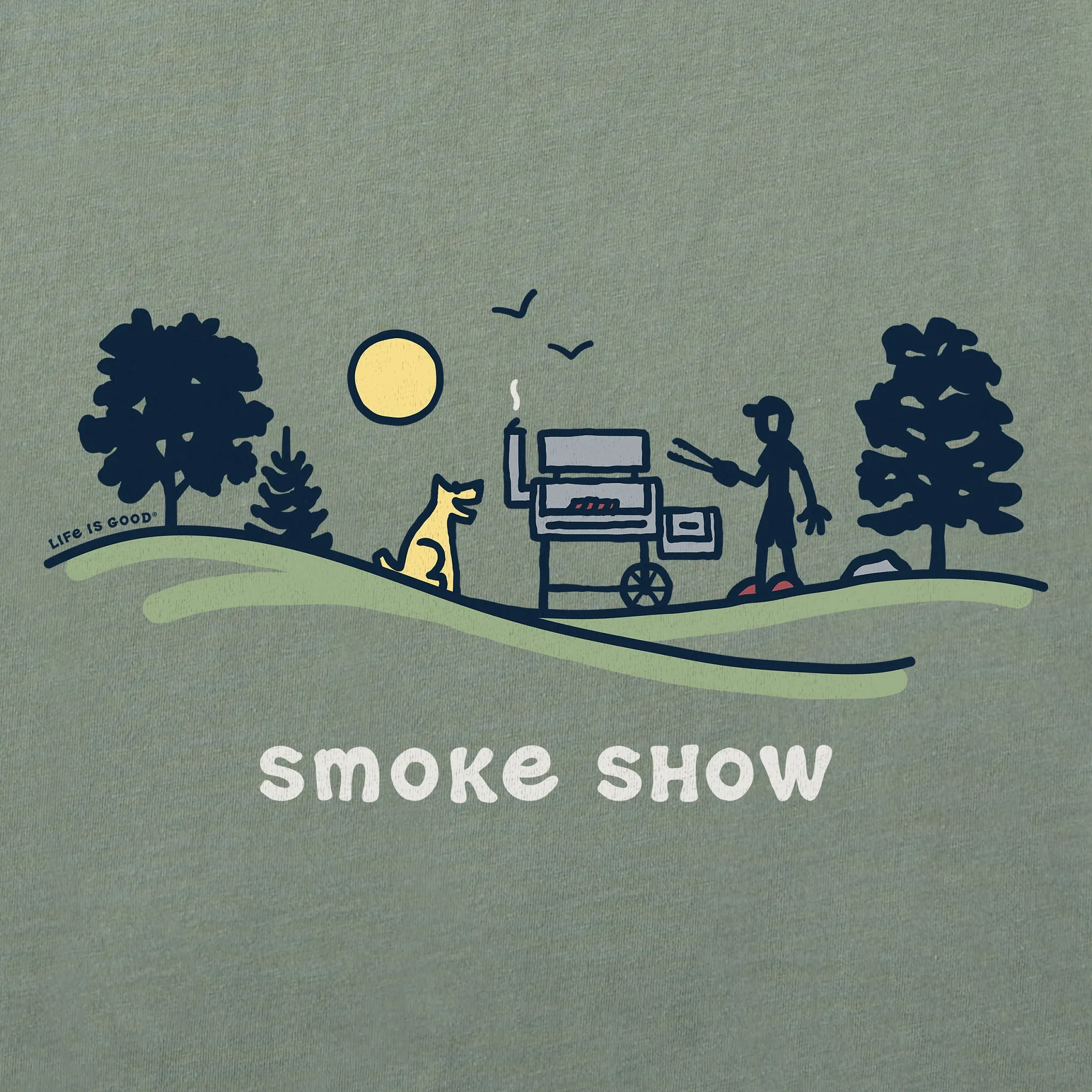 Men's Smoke Show Vista Short Sleeve Tee Life is Good