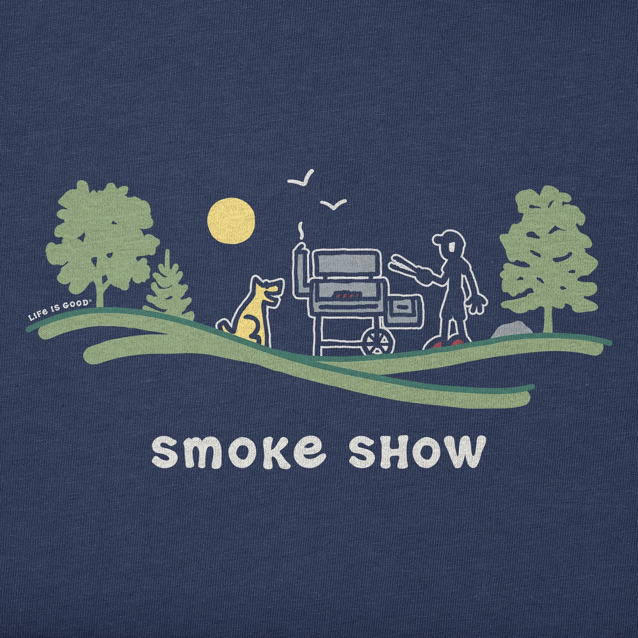 Men's Smoke Show Vista Short Sleeve Tee Life is Good