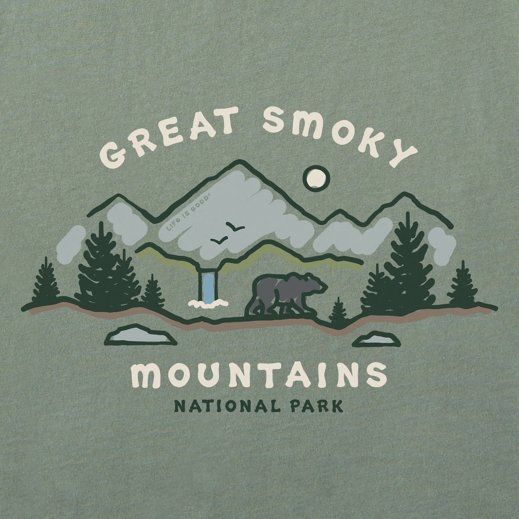 Men's Smoky Mountains Vista Short Sleeve Tee Life is Good