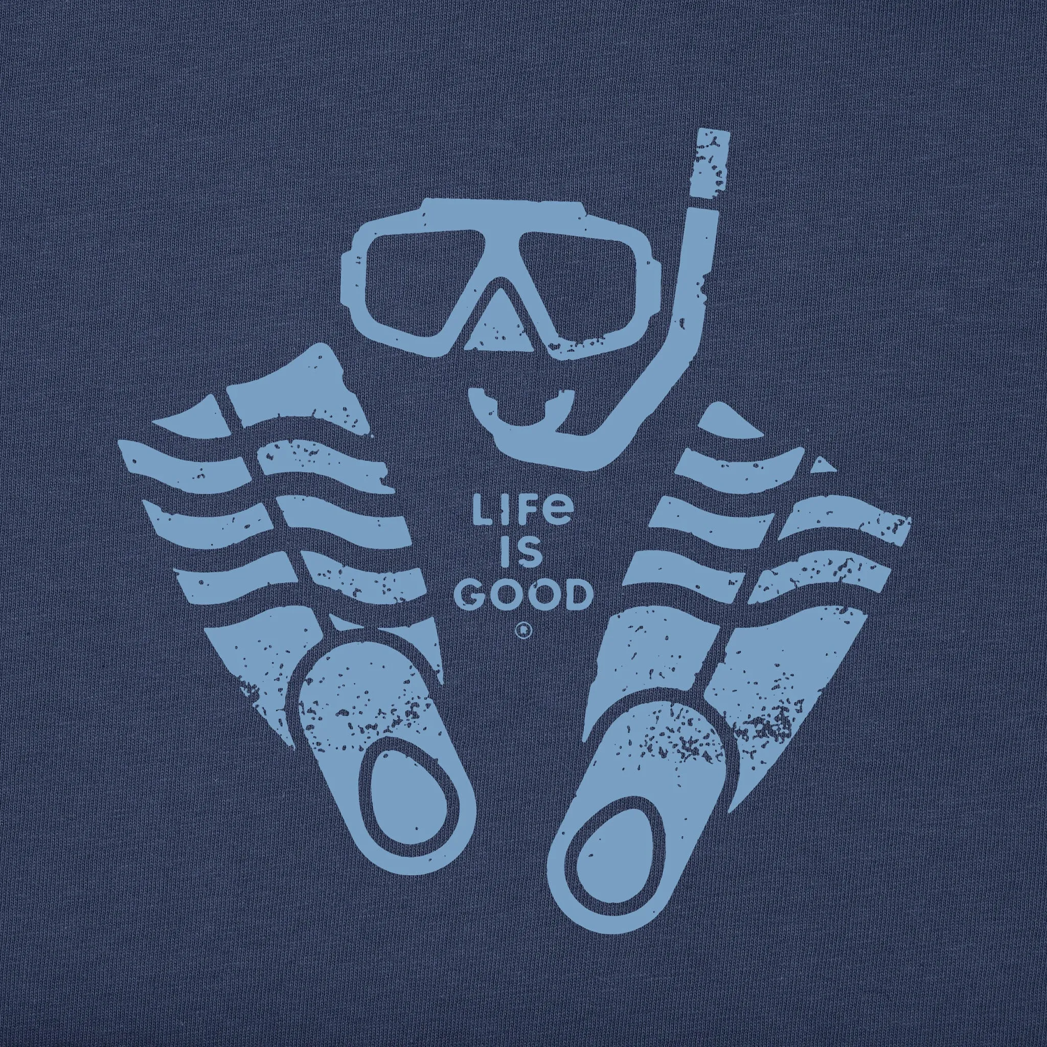 Men's Snorkle Day Short Sleeve Crusher Tee Life is Good