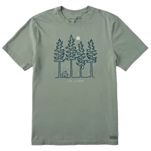 Men's Snowy Woods Short Sleeve Crusher Tee Life is Good