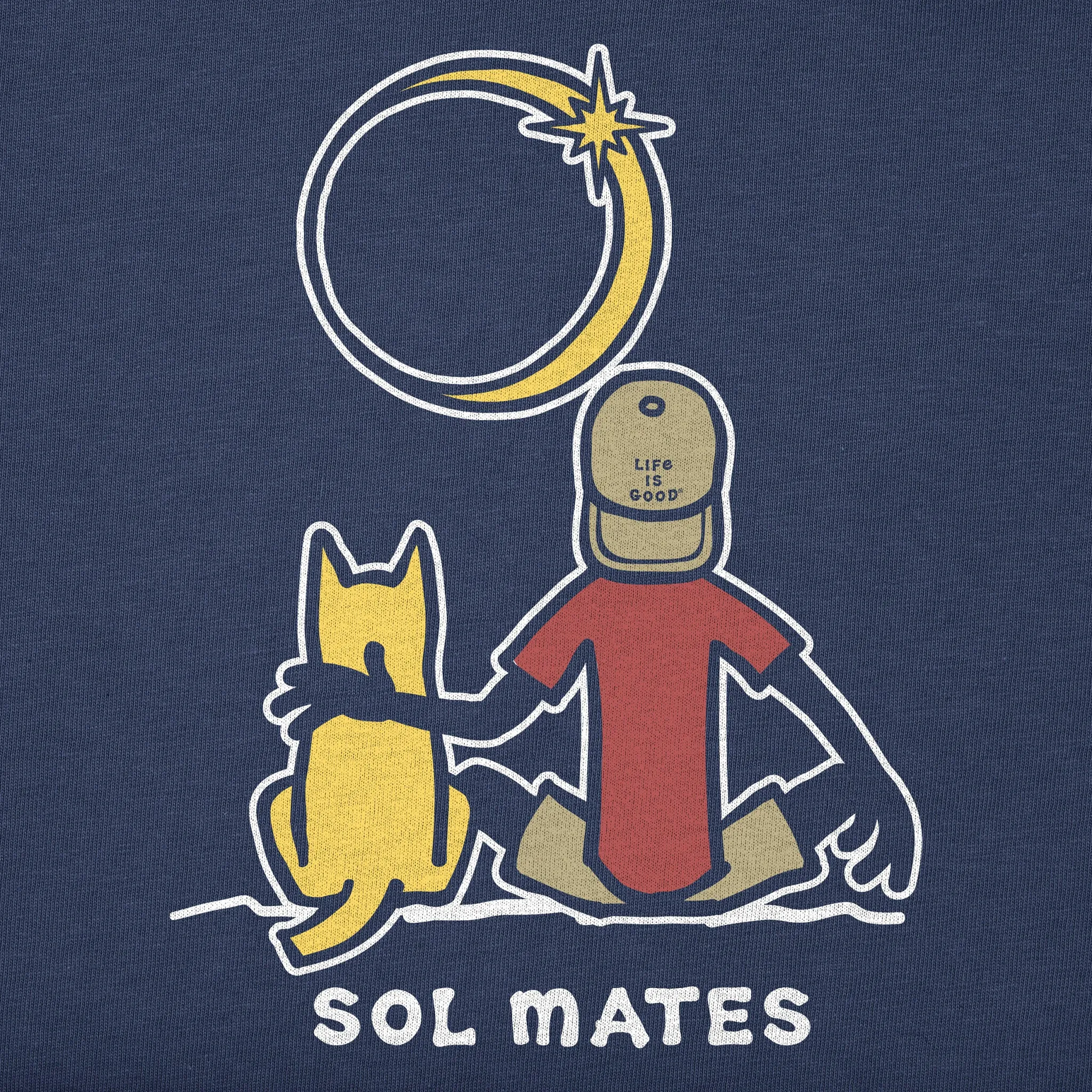 Men's Sol Mates Jake & Rocket Eclipse Short Sleeve Tee Life is Good