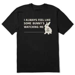 Men's Some Bunny's Watching Me Short Sleeve Crusher Tee Life is Good
