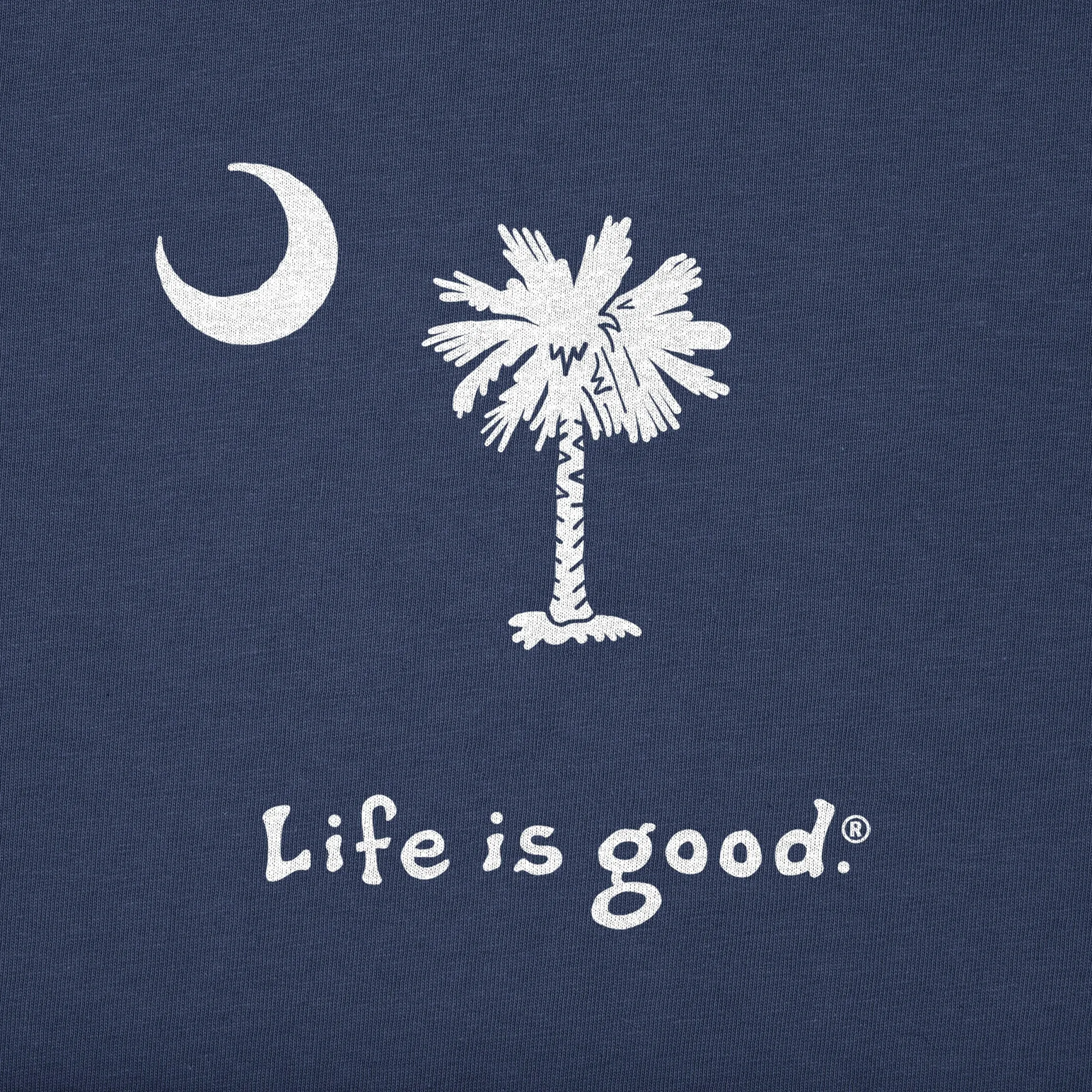 Men's South Carolina Flag Short Sleeve Tee Life is Good