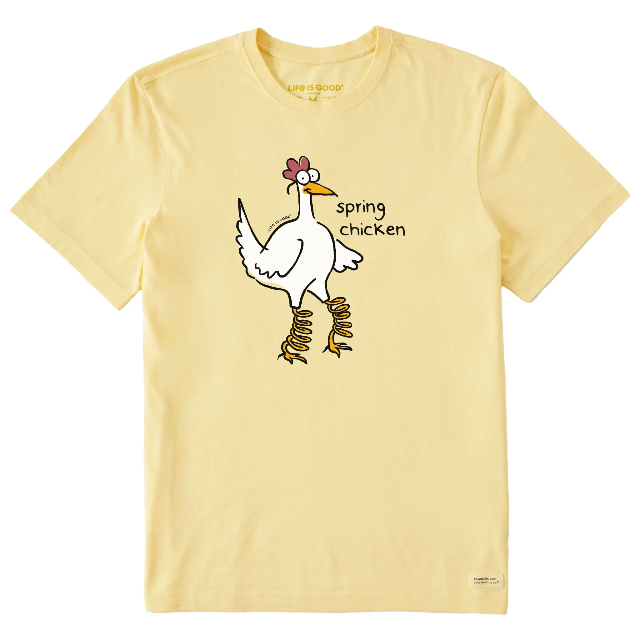 Men's Spring Chicken Legs Short Sleeve Tee Life is Good