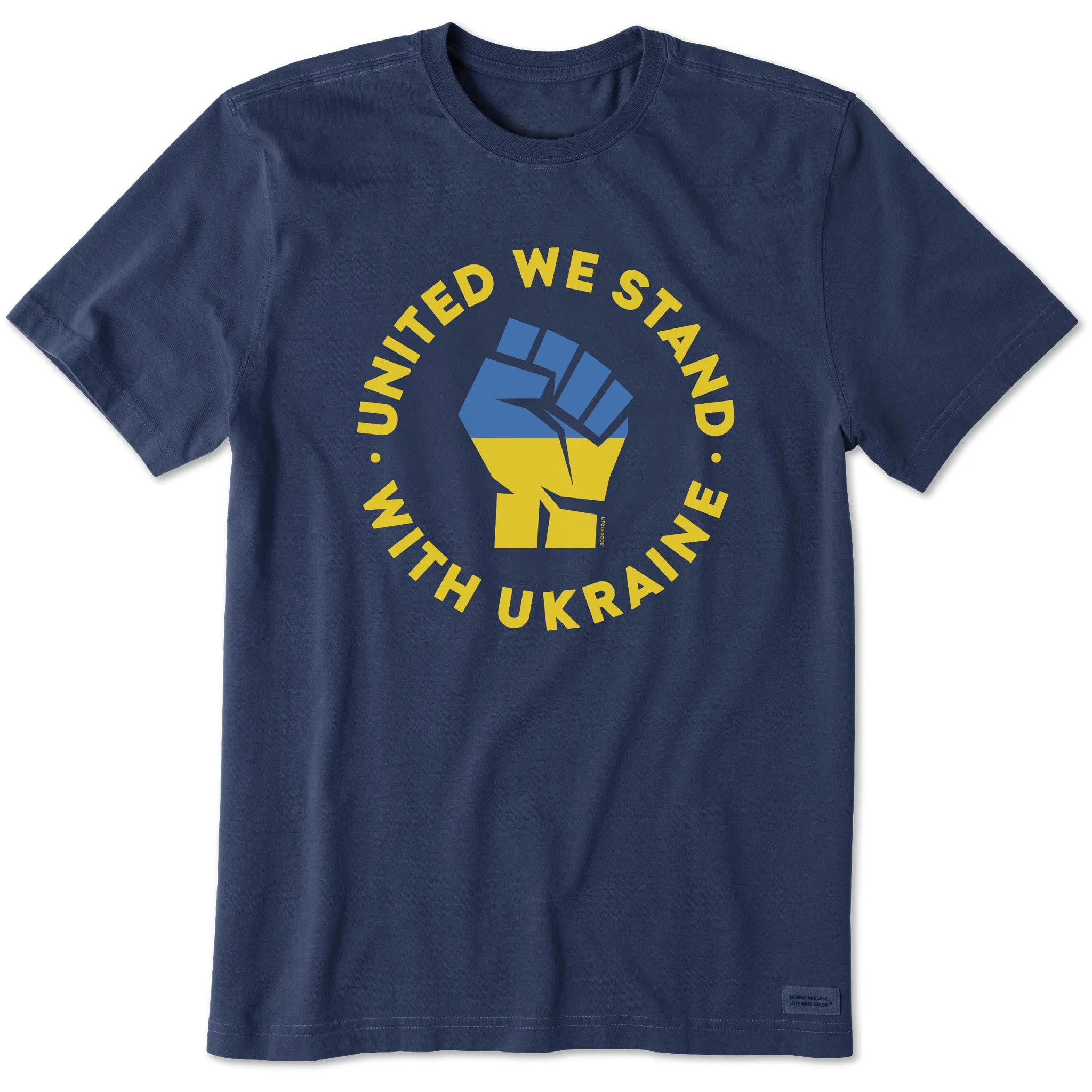 Men's Stand with Ukraine Short Sleeve Tee Life is Good