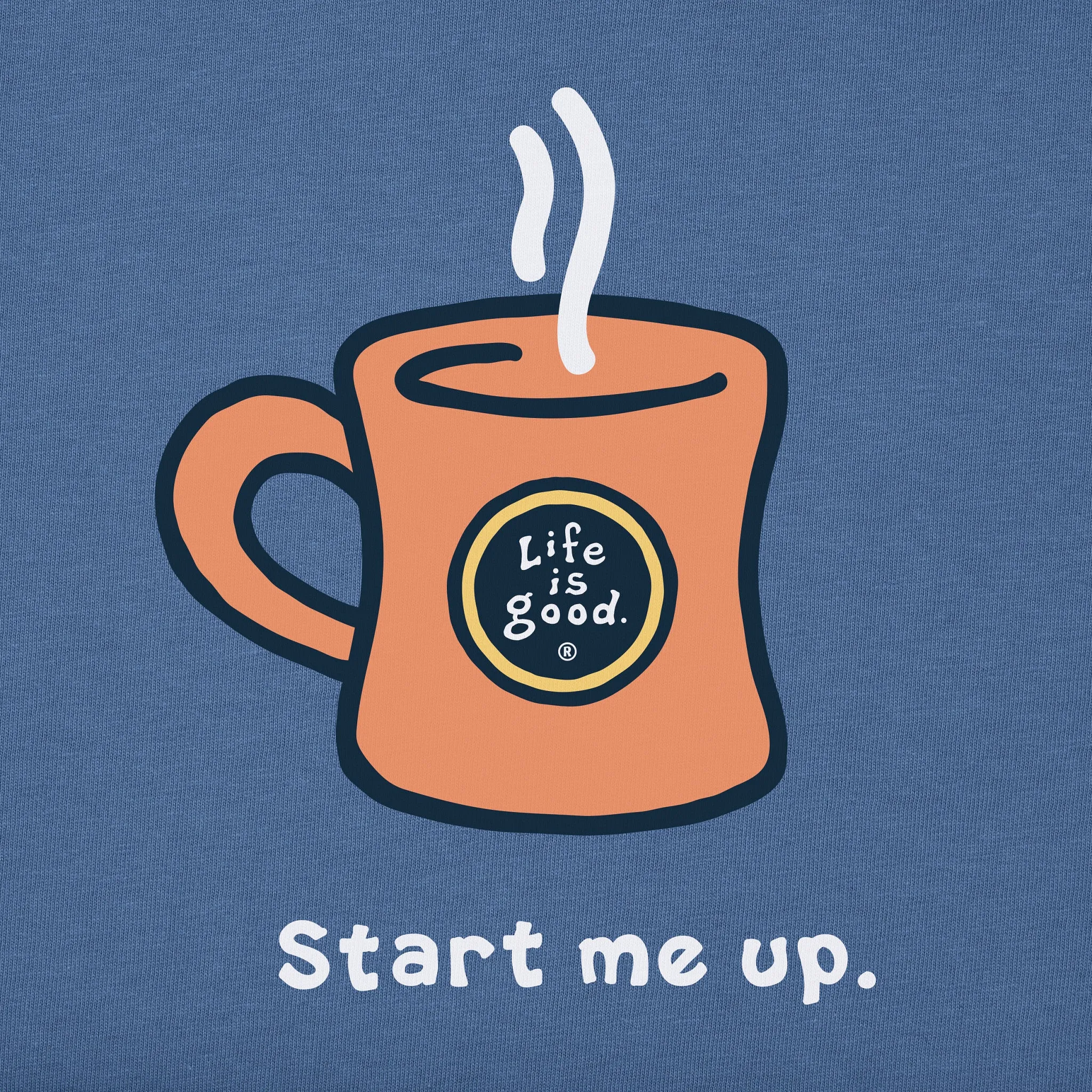 Men's Start Me Up Short Sleeve Tee Life is Good