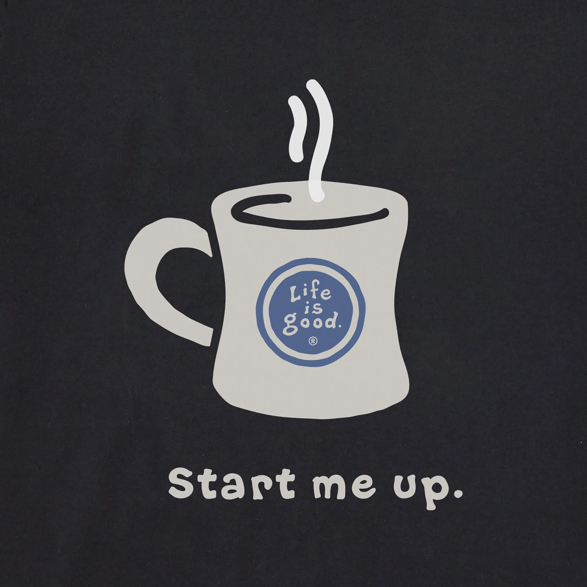 Men's Start Me Up Short Sleeve Tee Life is Good