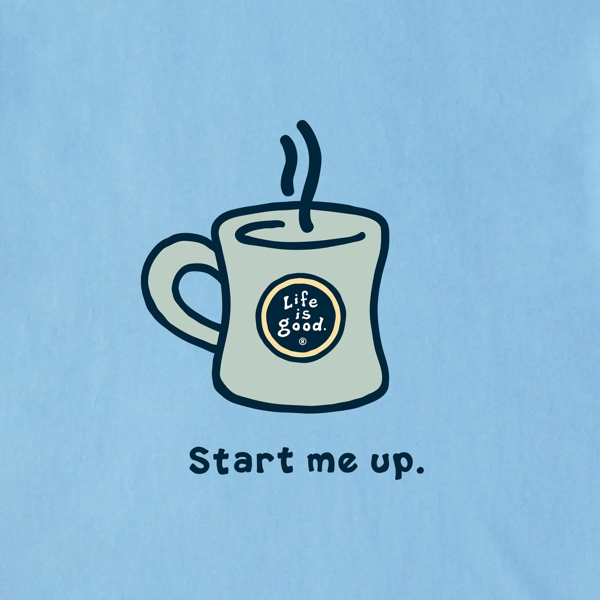 Men's Start Me Up Short Sleeve Tee Life is Good