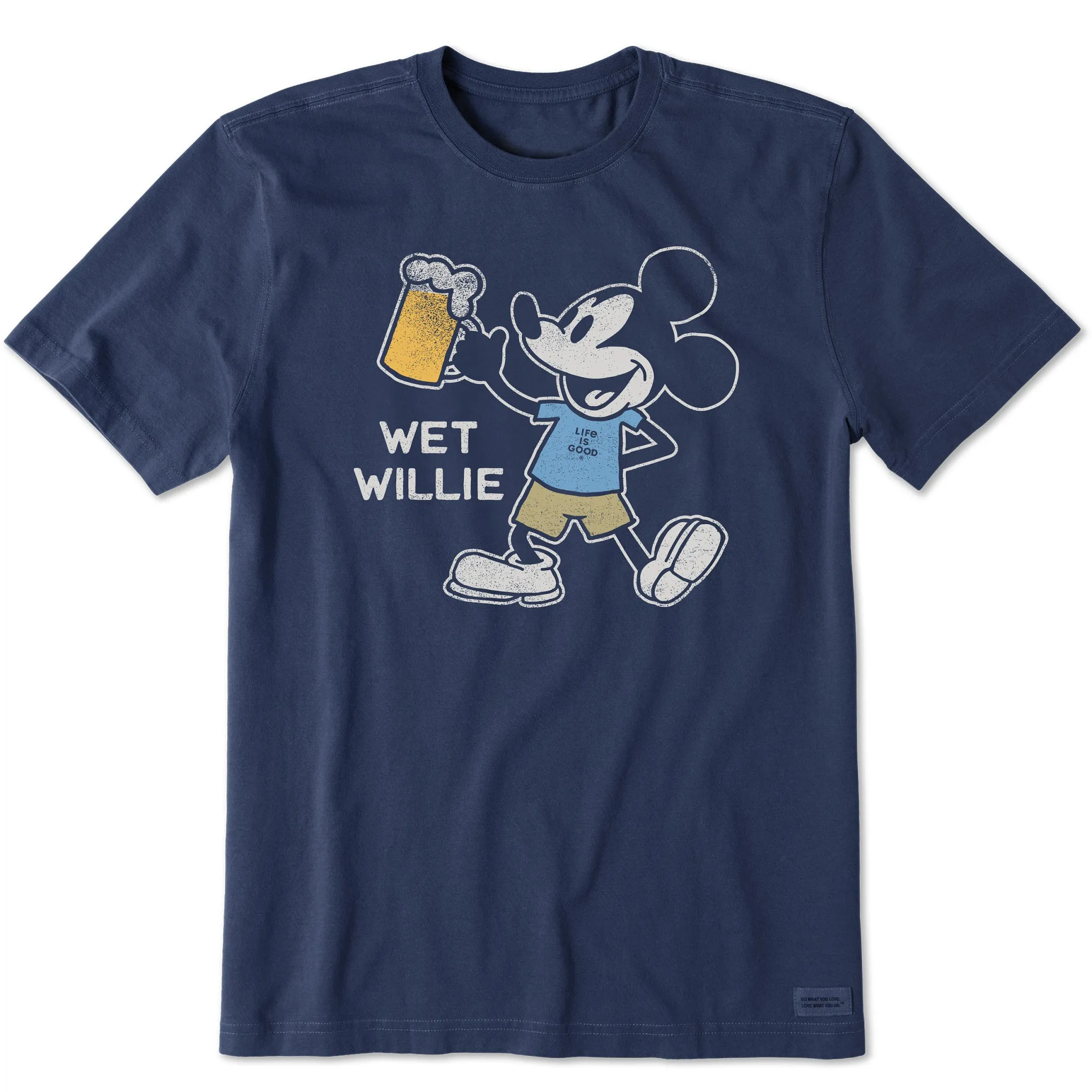 Men's Steamboat  Wet Willie Short Sleeve Crusher Tee Life is Good