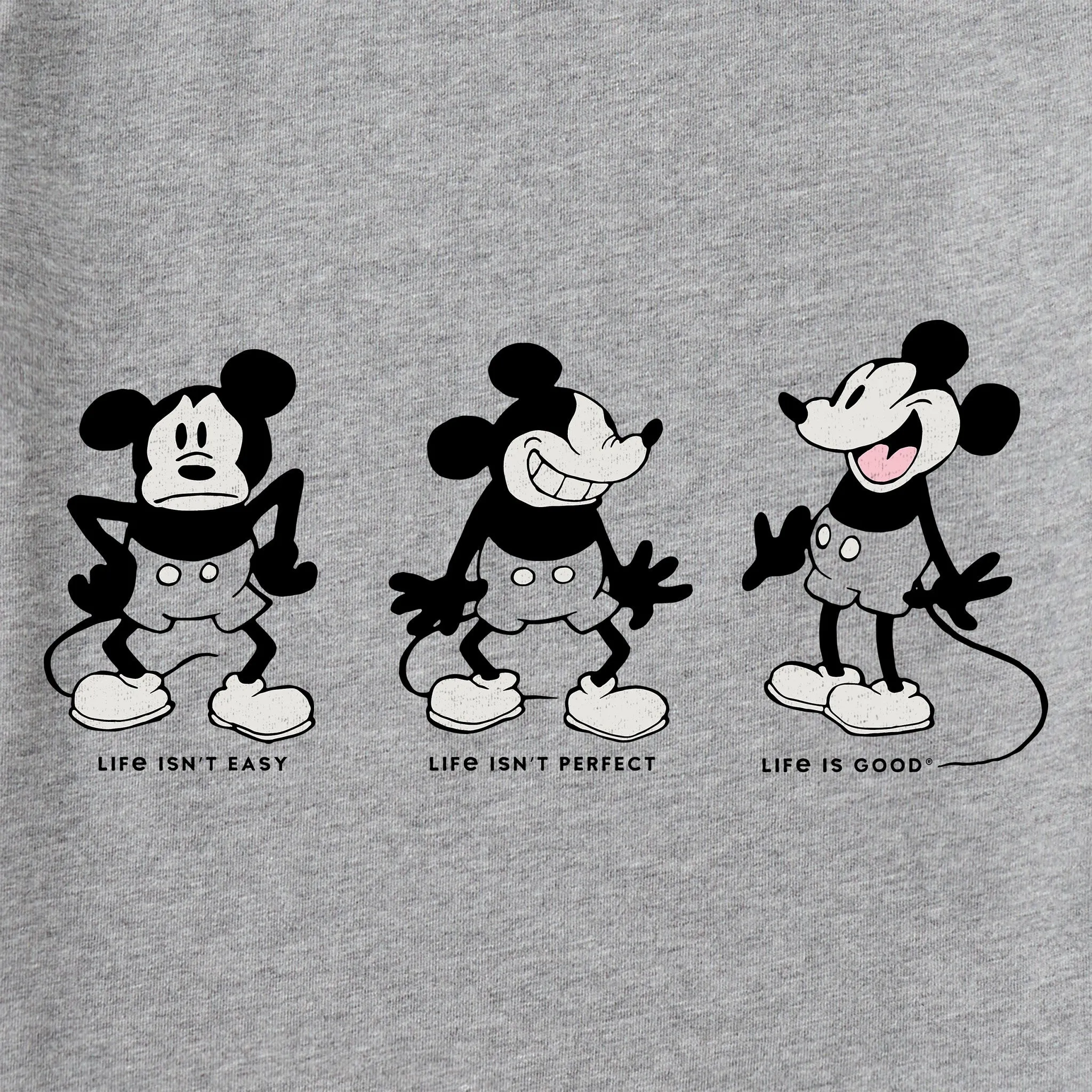 Men's Steamboat Willie Life isn't Easy Short Sleeve Tee Life is Good