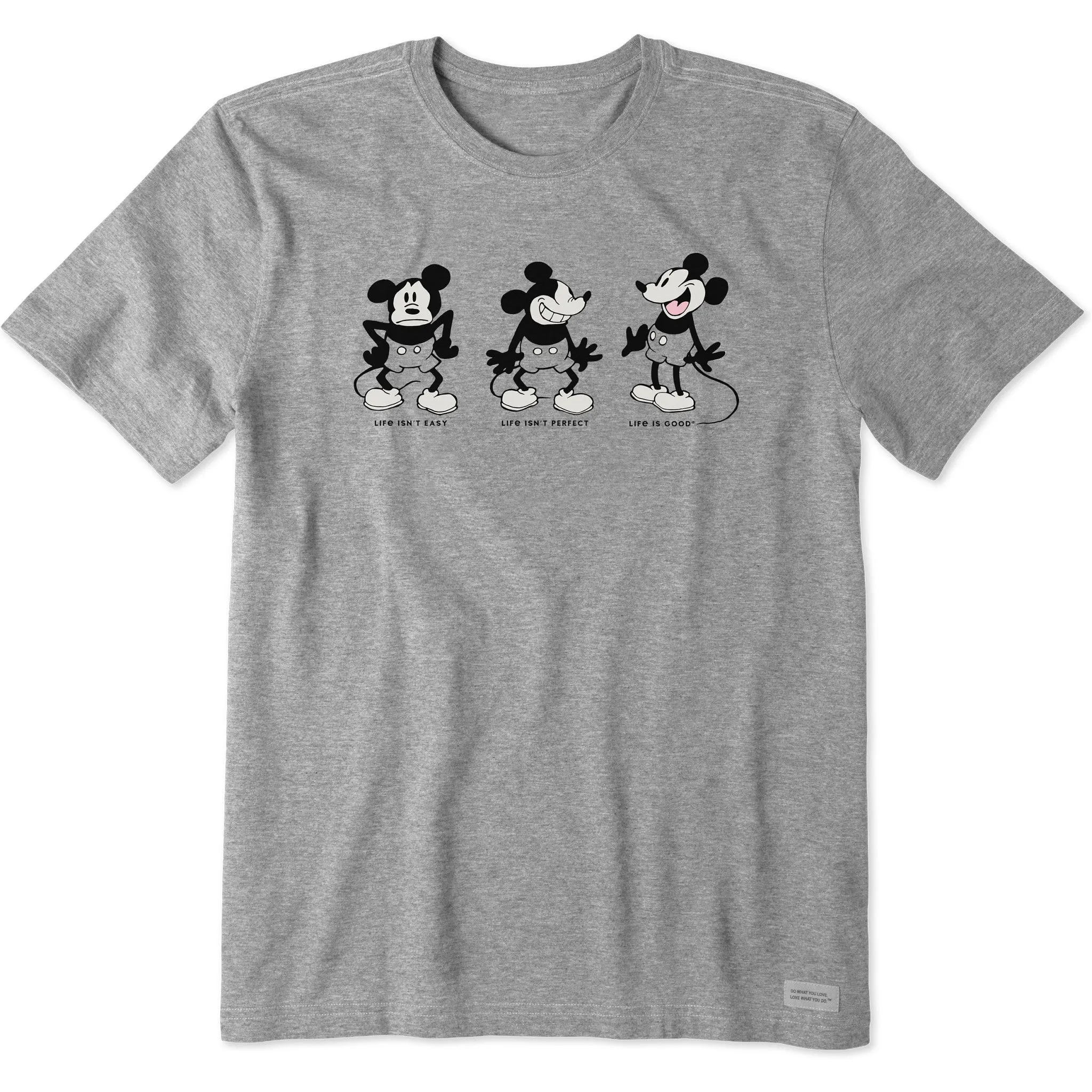 Men's Steamboat Willie Life isn't Easy Short Sleeve Tee Life is Good