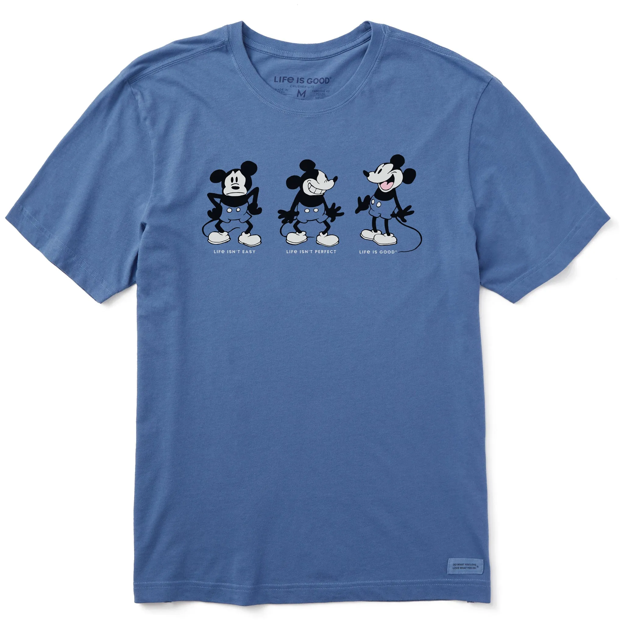 Men's Steamboat Willie Life isn't Easy Short Sleeve Tee Life is Good