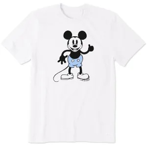 Men's Steamboat Willie Thumbs Up Short Sleeve Tee Life is Good