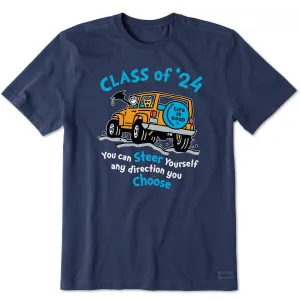 Men's Steer Yourself ATV Class of 2024 Short Sleeve Crusher Tee Life is Good