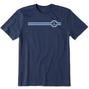 Men's Stripe LIG Coin Short Sleeve Tee Life is Good